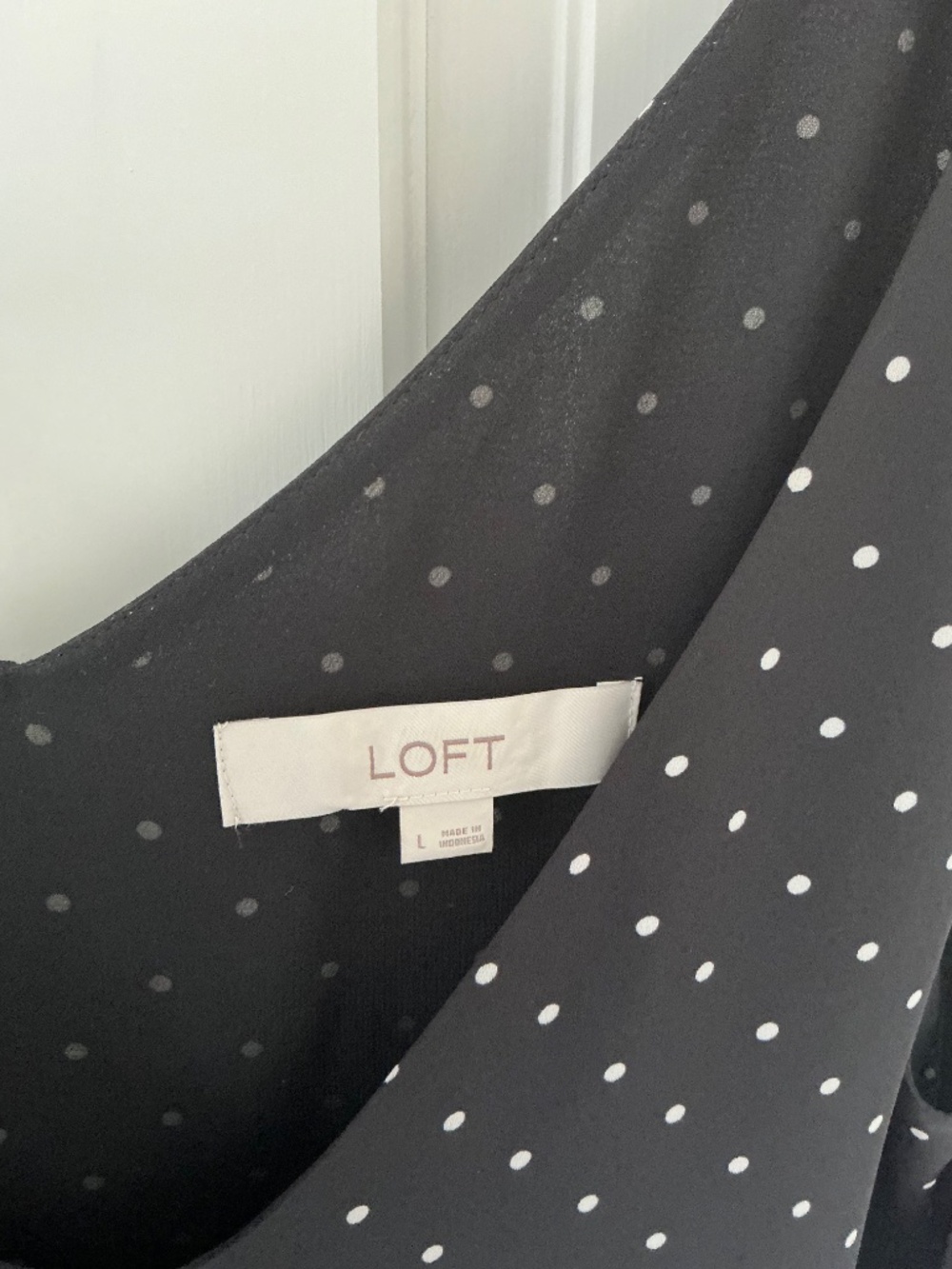 Lined polka dot cami blouse - Picture 2 of 3